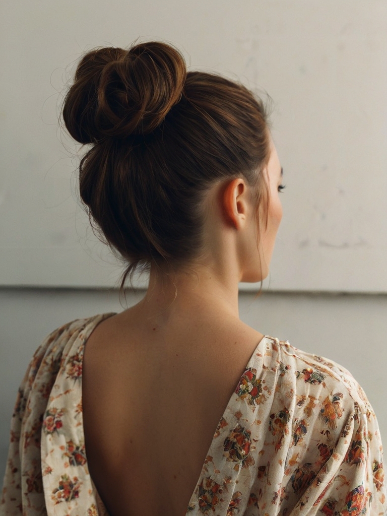 Summer Hairstyles: Messy Ponytail with a Scrunchie