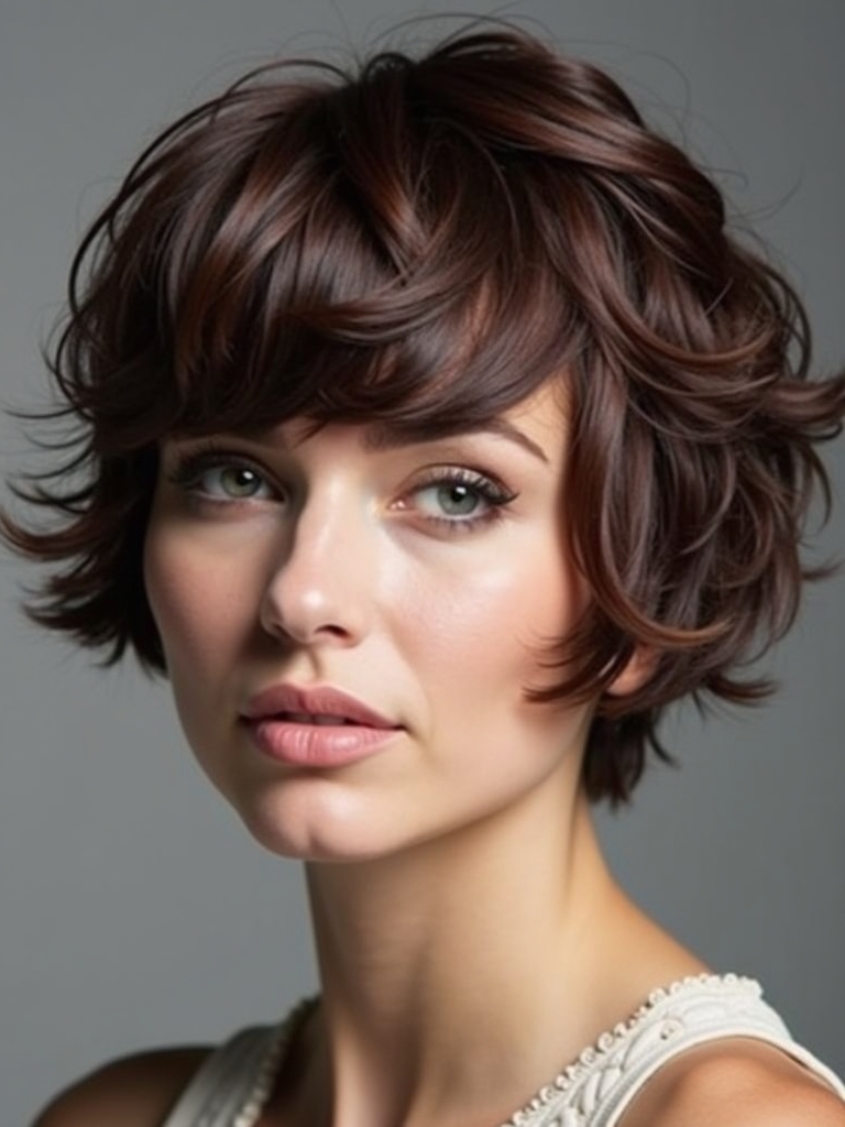 Short Messy Haircuts For Women: The Textured Bob