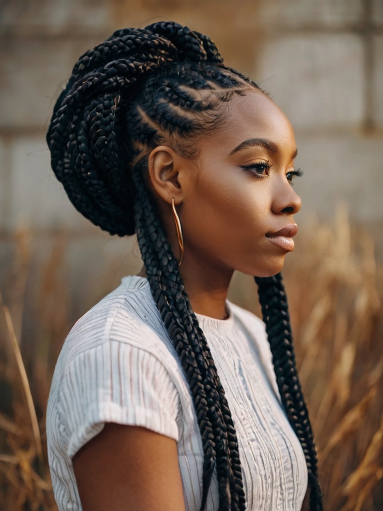 Latest Hair Braids: Wavy Braids