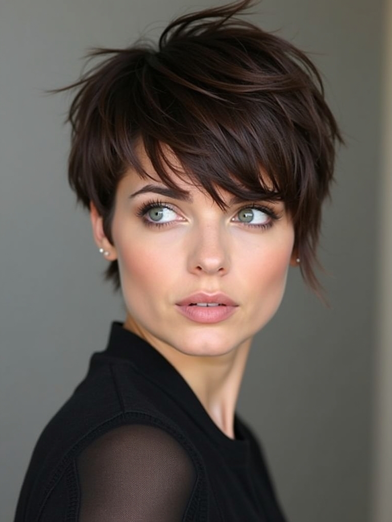 Short Messy Haircuts For Women: The Short Textured Shag