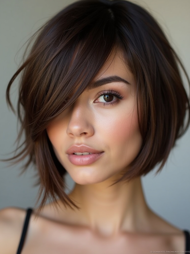 Shoulder Length Lob with Root Lift for Thin, Fine Hair