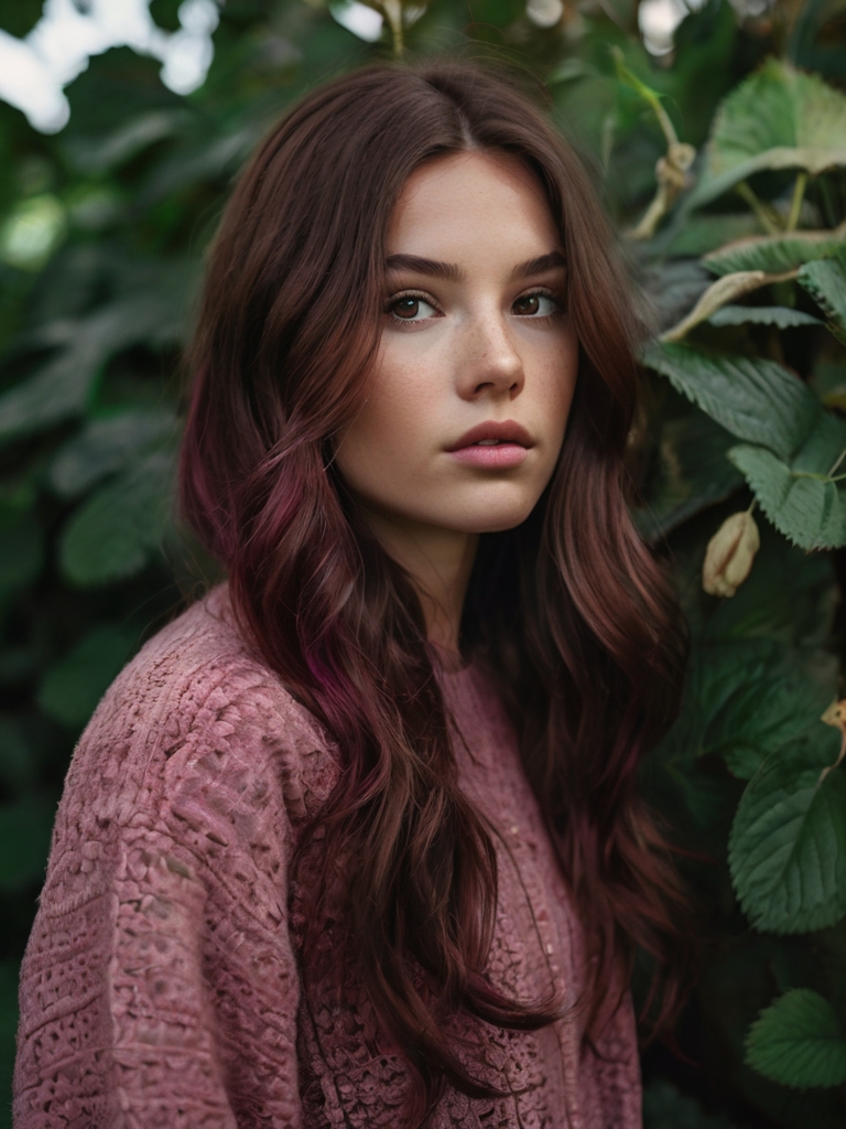 Brunette Summer Hair 2025: Warm Chestnut Ends