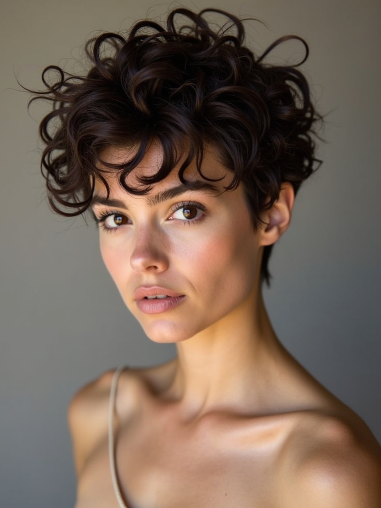 Short Messy Haircuts For Women: The Short Shag with Bangs