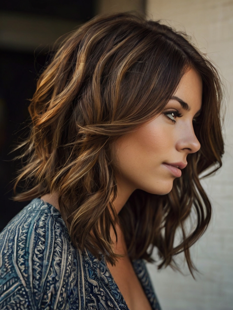 Brunette Summer Hair 2025: Bronze Gold Weave