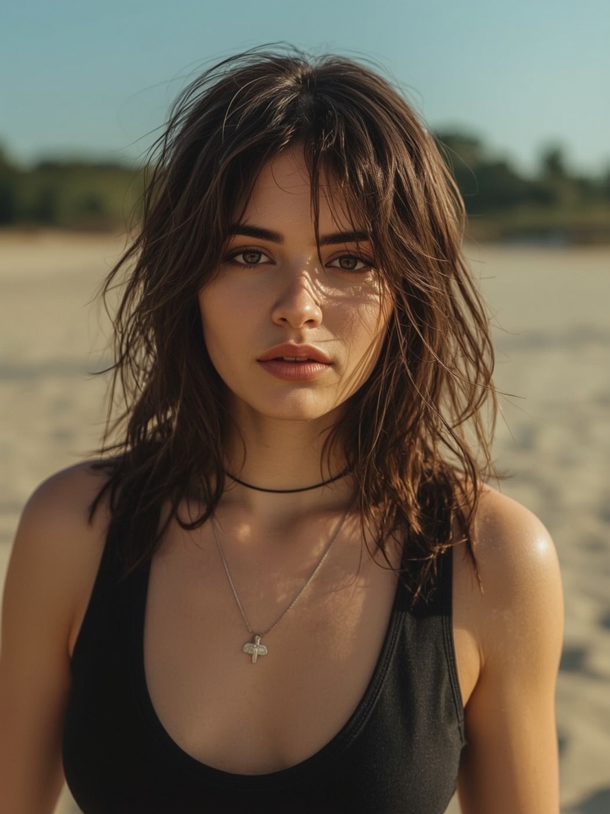 Brunette Summer Hair 2025: Golden Honey Drizzle