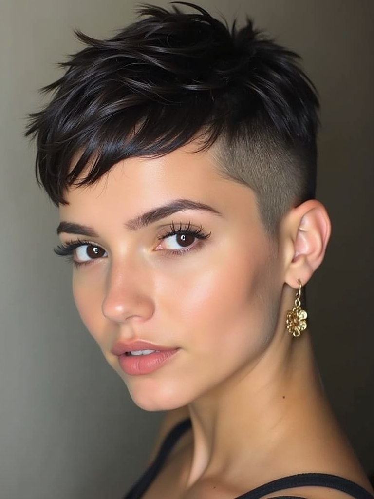 Short Messy Haircuts For Women: The Textured Inverted Bob