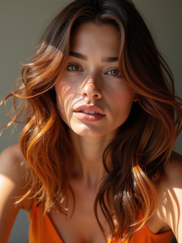 Brunette Summer Hair 2025: Warm Sienna Swirls