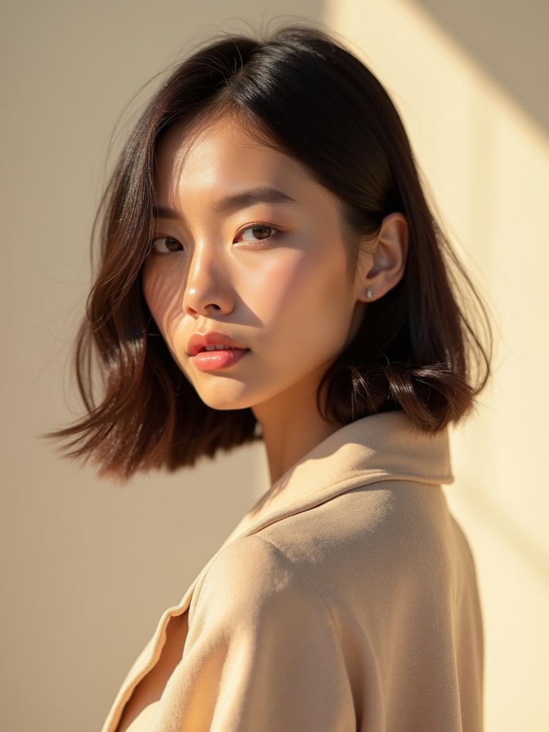 Shoulder Length Shag with Wispy Bangs for Thin, Fine Hair