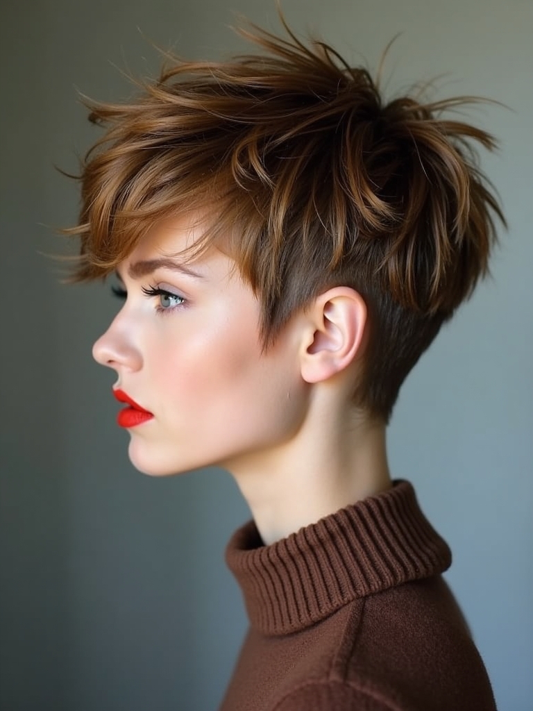 Short Messy Haircuts For Women: The Shaggy Pixie Cut