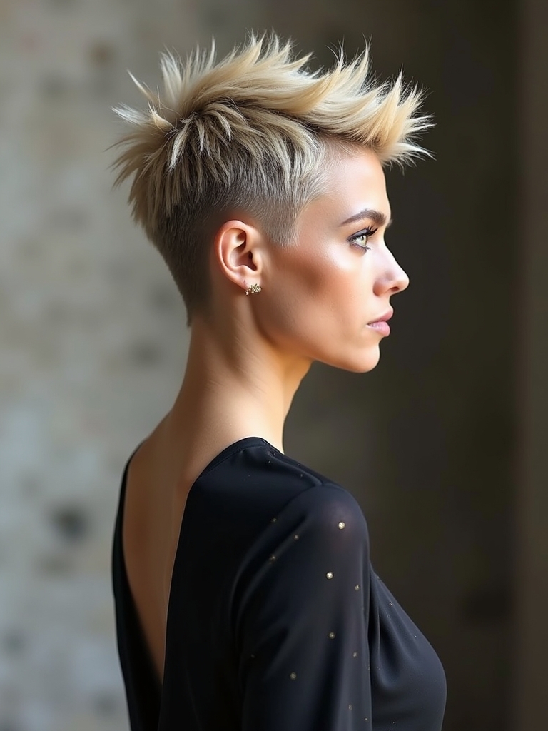 Short Messy Haircuts For Women: The Spiky Pixie