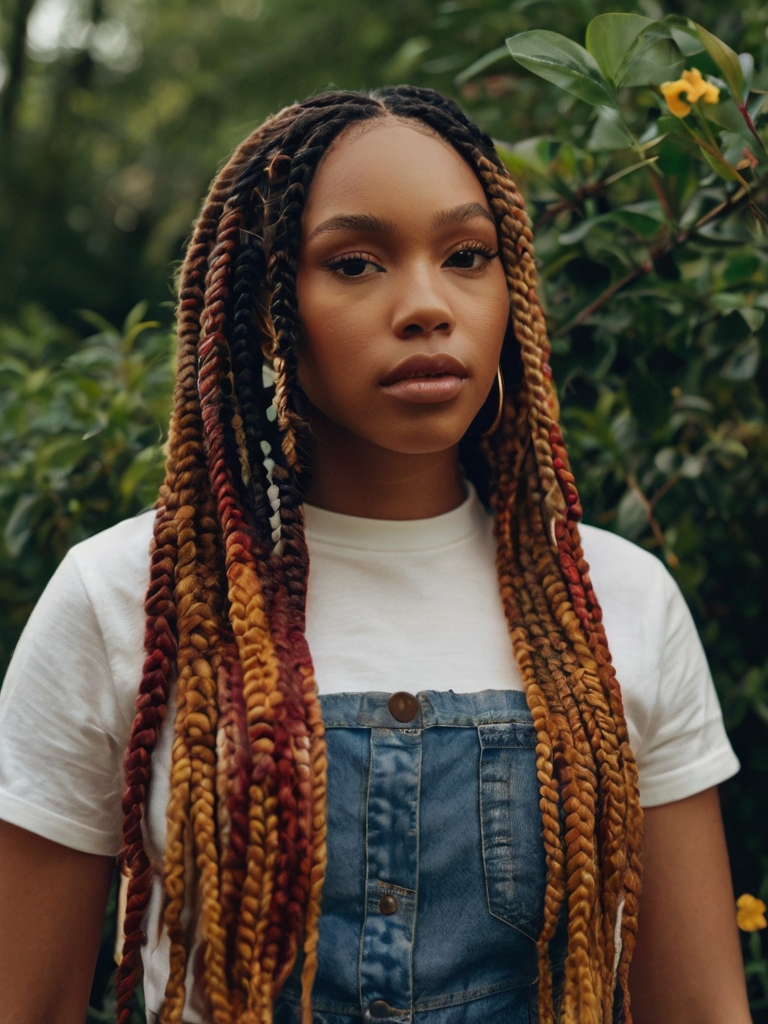 Latest Hair Braids: Yarn Braids