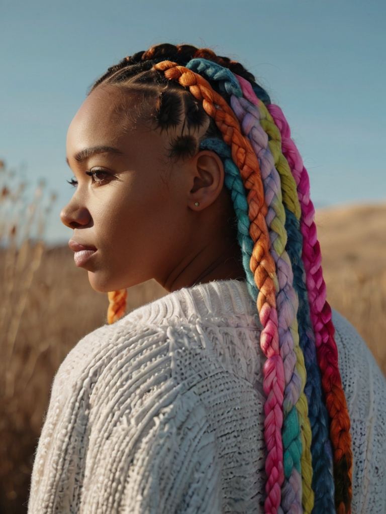 Latest Hair Braids: Feed-in Braids